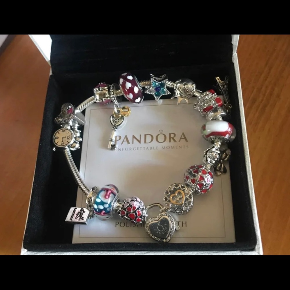 Authentic Pandora Charm Bracelet